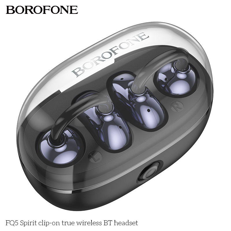 BOROFONE FQ5 Spirit clip-on TWS earbuds NZ 4